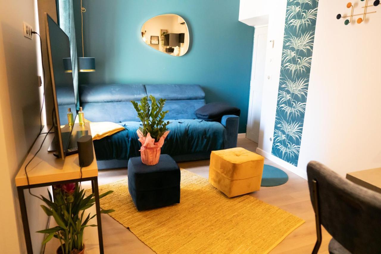 Coeur De Ville T2, Terrasse, Clim Tt Equipe, Parking 滨海萨纳里 外观 照片
